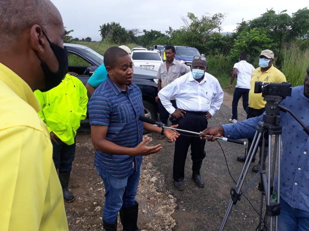 MINISTER GREEN - visits Ebony Agro Park 1